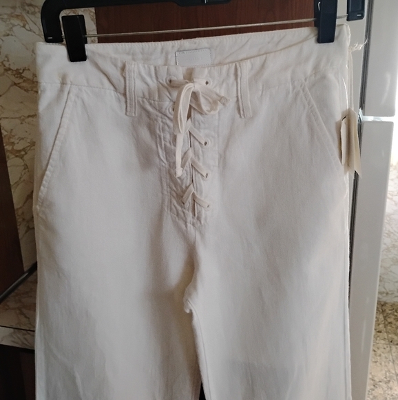 🆕 Mother The Tie Up Roller Prep Weekender in Return to the Island, Size 25, NWT - Picture 8 of 15